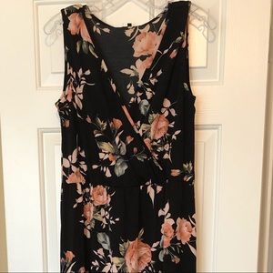 NWT Maxi dress with tie belt.